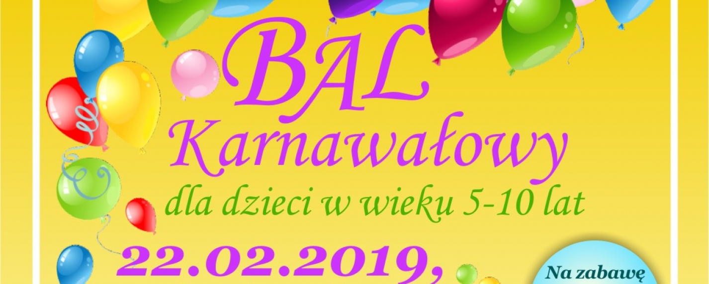 Bal karnawałowy w Młodzieżowym Domu Kultury