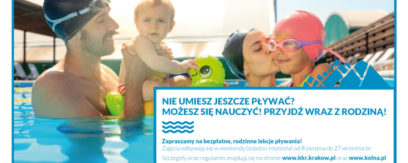 Bezpłatne lekcje pływania dla rodzin