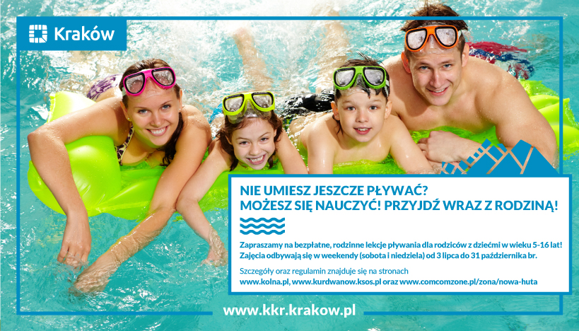 Lekcje pływania dla krakowskich rodzin
