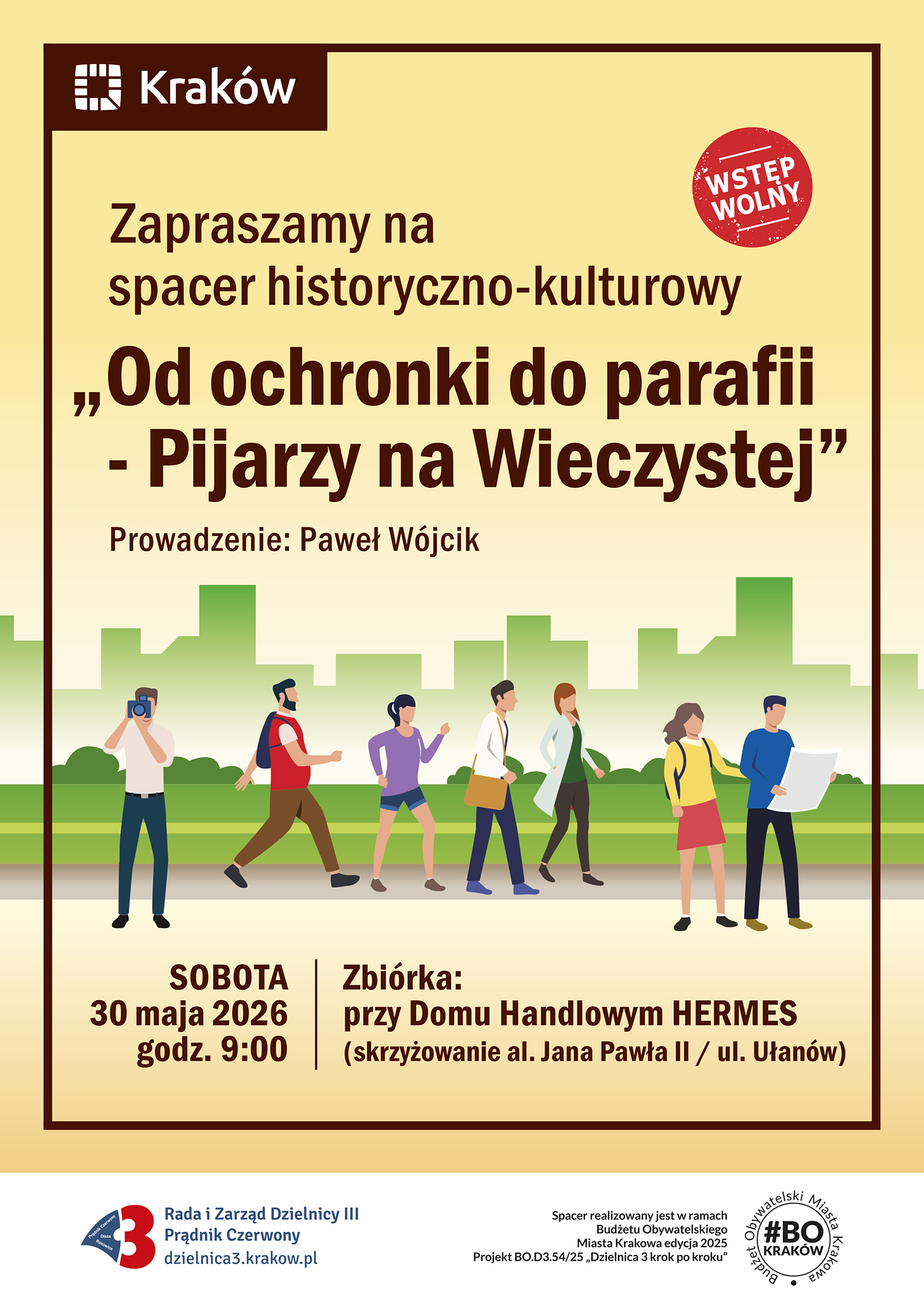 Spacer „Od ochronki do parafii - Pijarzy na Wieczystej” ‒ 30.05.2026 r.